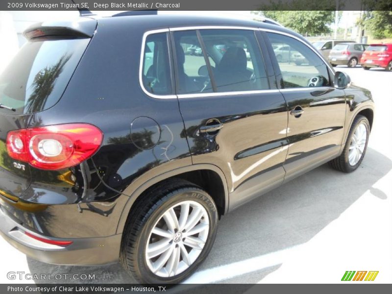 Deep Black Metallic / Charcoal 2009 Volkswagen Tiguan SE