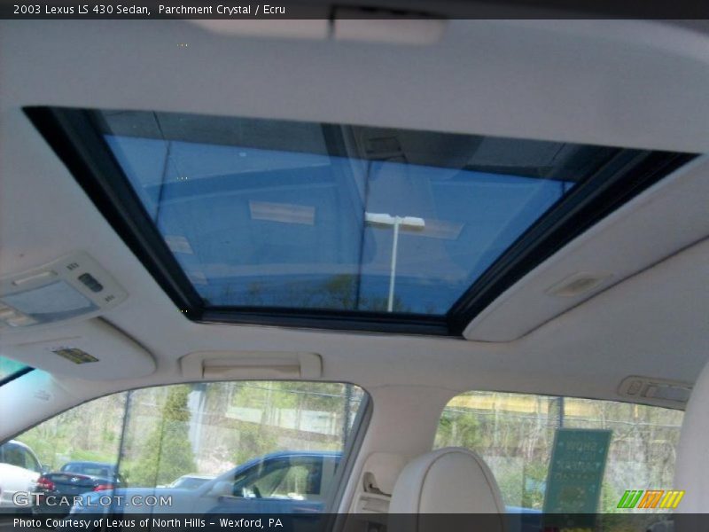 Parchment Crystal / Ecru 2003 Lexus LS 430 Sedan