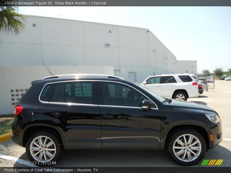 Deep Black Metallic / Charcoal 2009 Volkswagen Tiguan SE