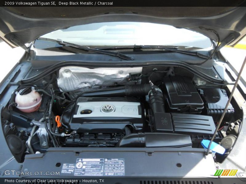 Deep Black Metallic / Charcoal 2009 Volkswagen Tiguan SE