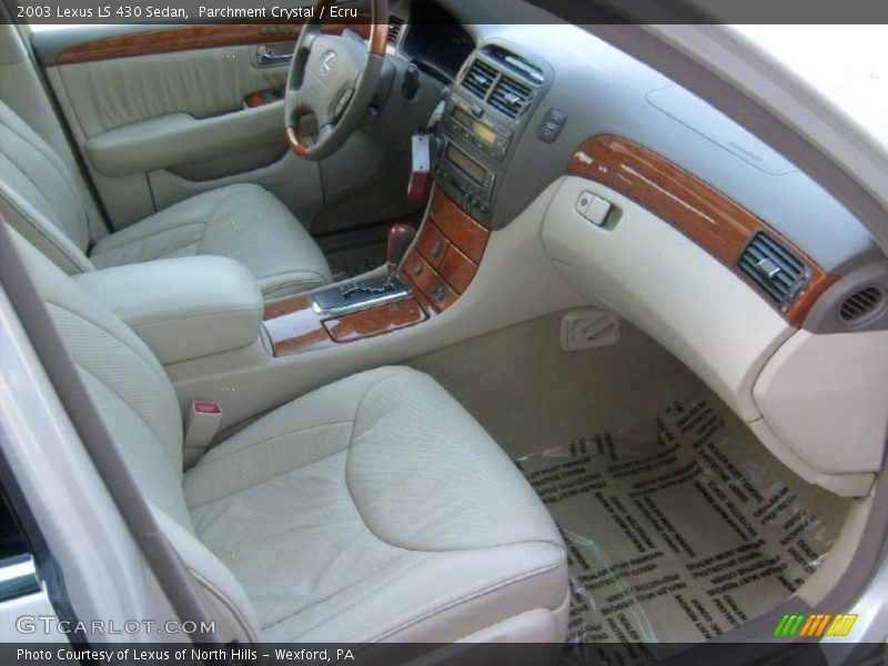 Parchment Crystal / Ecru 2003 Lexus LS 430 Sedan