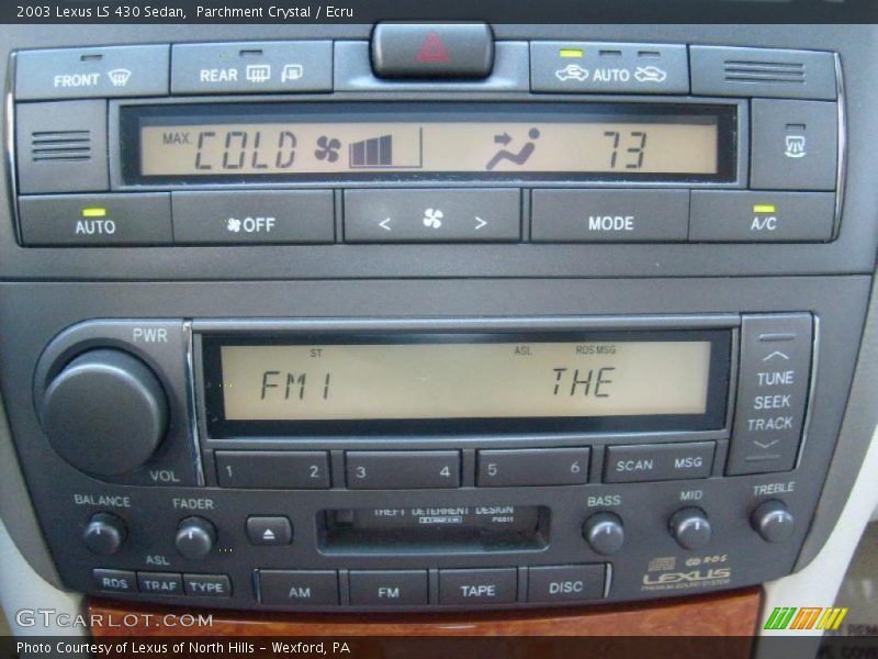 Parchment Crystal / Ecru 2003 Lexus LS 430 Sedan