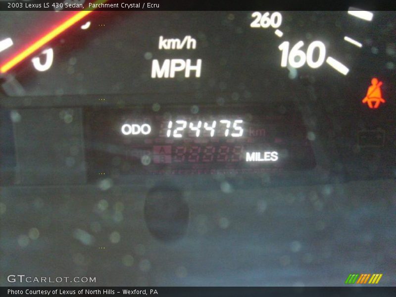 Parchment Crystal / Ecru 2003 Lexus LS 430 Sedan