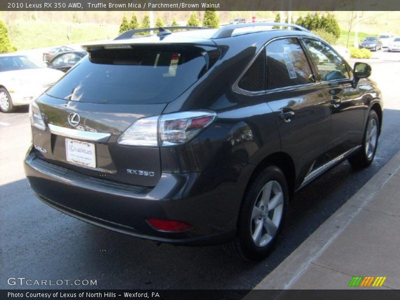 Truffle Brown Mica / Parchment/Brown Walnut 2010 Lexus RX 350 AWD