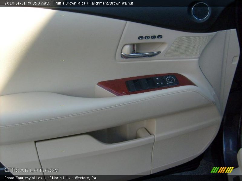 Truffle Brown Mica / Parchment/Brown Walnut 2010 Lexus RX 350 AWD