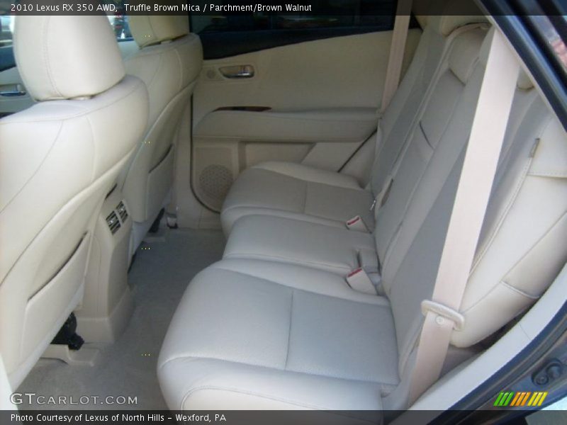 Truffle Brown Mica / Parchment/Brown Walnut 2010 Lexus RX 350 AWD