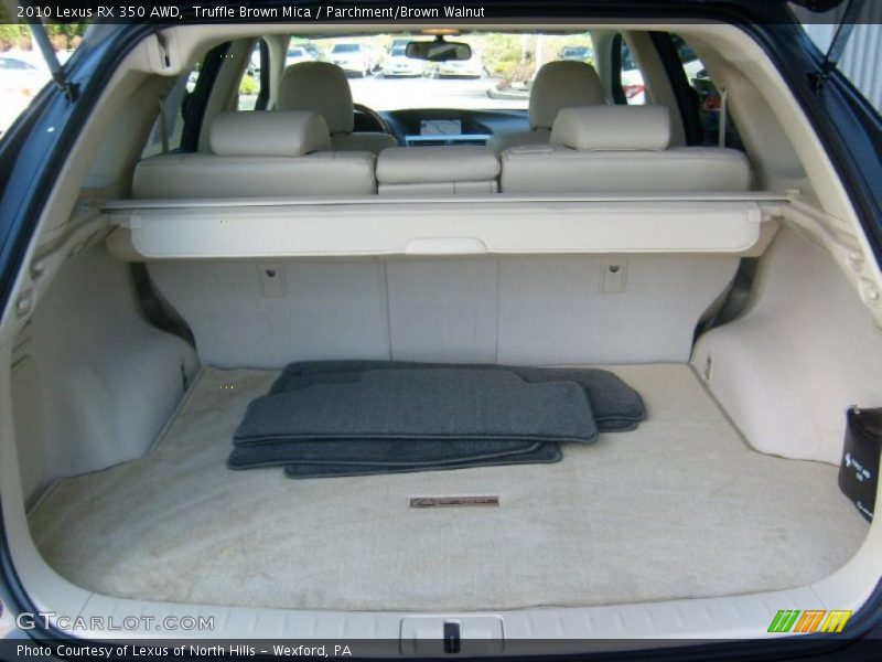 Truffle Brown Mica / Parchment/Brown Walnut 2010 Lexus RX 350 AWD
