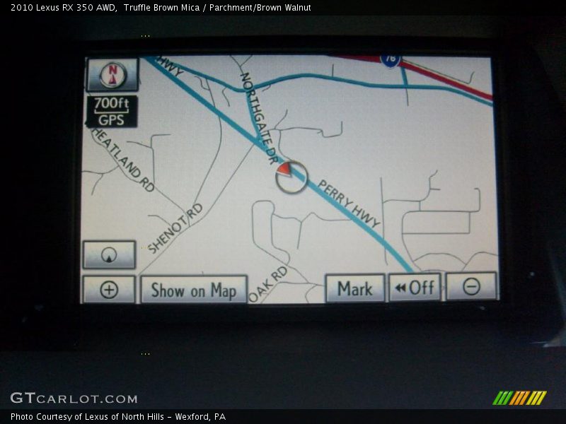 Truffle Brown Mica / Parchment/Brown Walnut 2010 Lexus RX 350 AWD