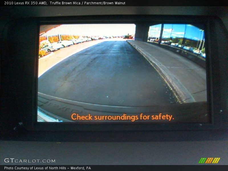 Truffle Brown Mica / Parchment/Brown Walnut 2010 Lexus RX 350 AWD