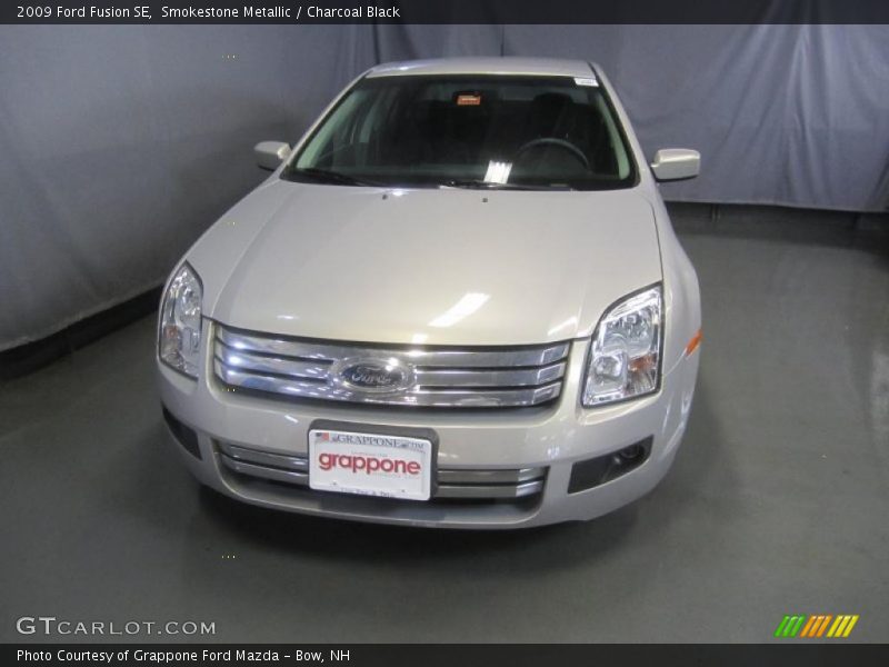 Smokestone Metallic / Charcoal Black 2009 Ford Fusion SE