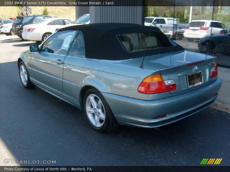 Grey Green Metallic / Sand 2003 BMW 3 Series 325i Convertible