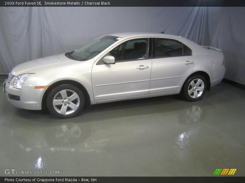 Smokestone Metallic / Charcoal Black 2009 Ford Fusion SE