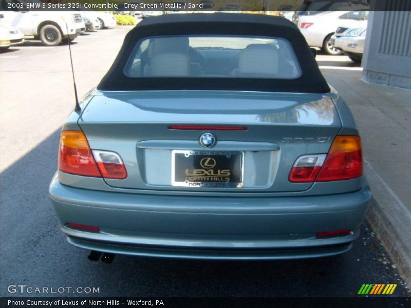 Grey Green Metallic / Sand 2003 BMW 3 Series 325i Convertible