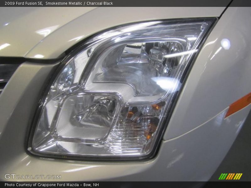 Smokestone Metallic / Charcoal Black 2009 Ford Fusion SE