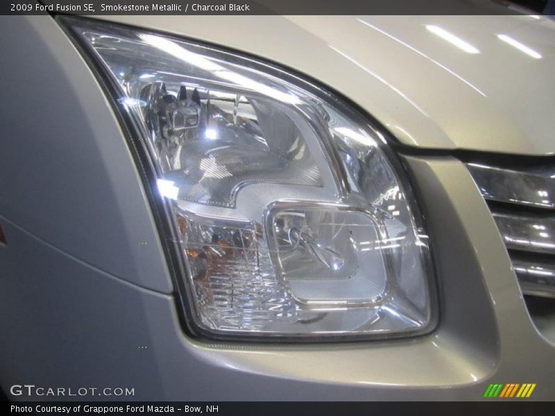 Smokestone Metallic / Charcoal Black 2009 Ford Fusion SE