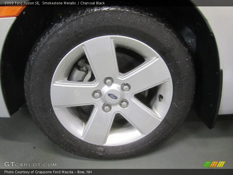 Smokestone Metallic / Charcoal Black 2009 Ford Fusion SE
