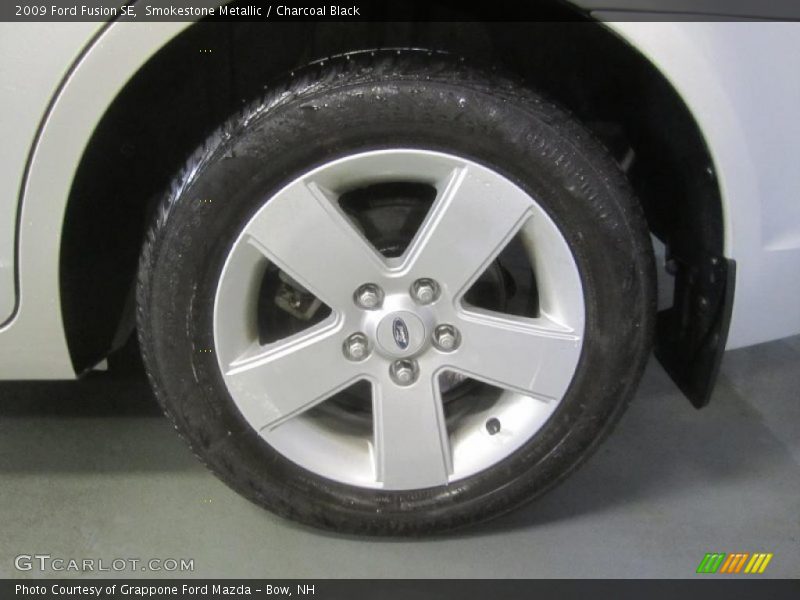 Smokestone Metallic / Charcoal Black 2009 Ford Fusion SE