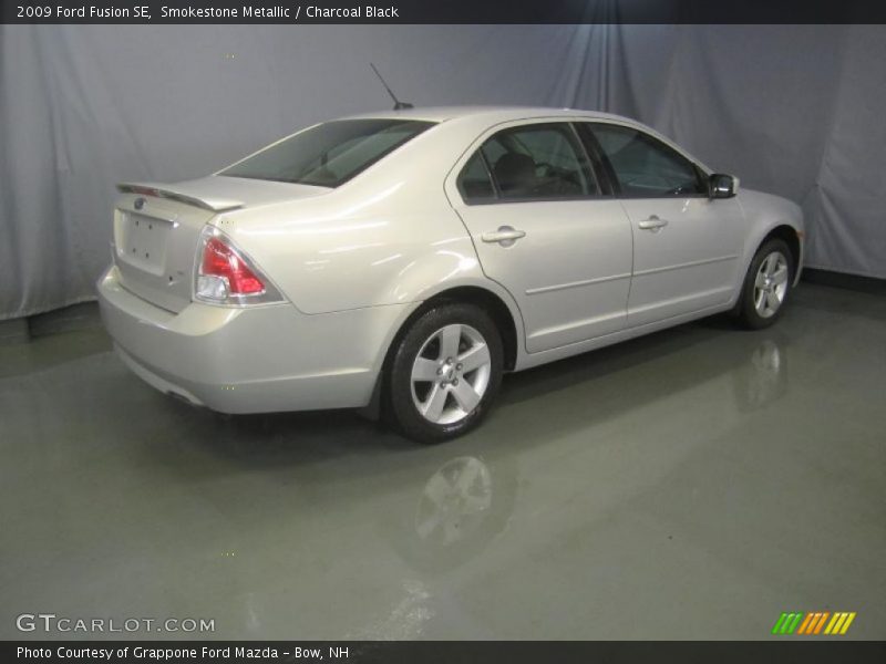 Smokestone Metallic / Charcoal Black 2009 Ford Fusion SE