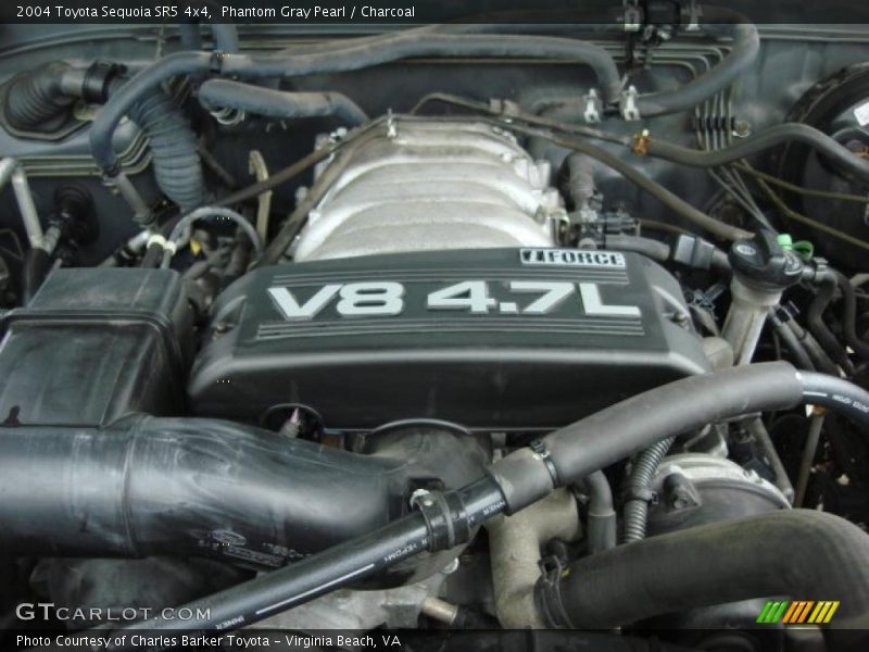 Phantom Gray Pearl / Charcoal 2004 Toyota Sequoia SR5 4x4