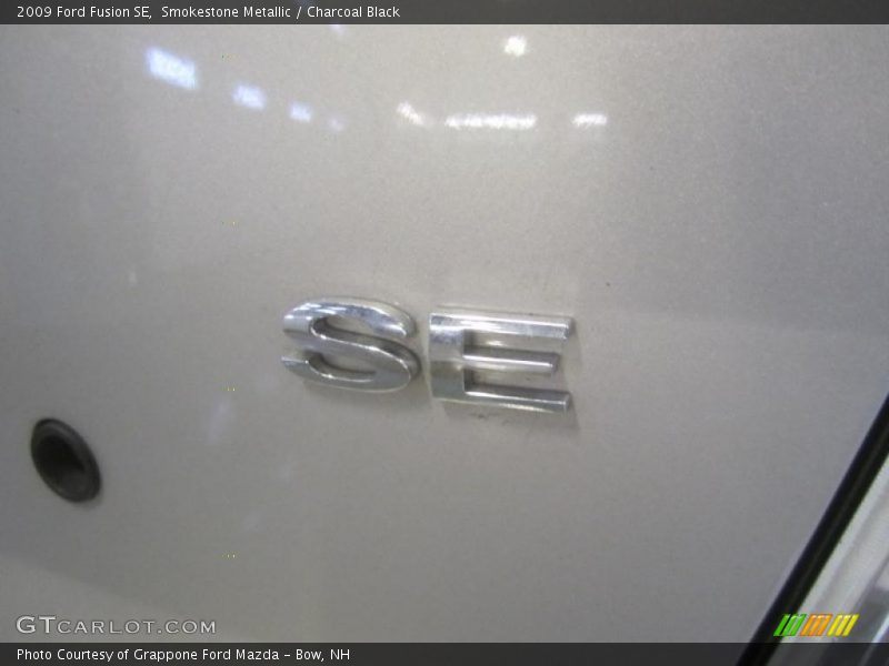 Smokestone Metallic / Charcoal Black 2009 Ford Fusion SE