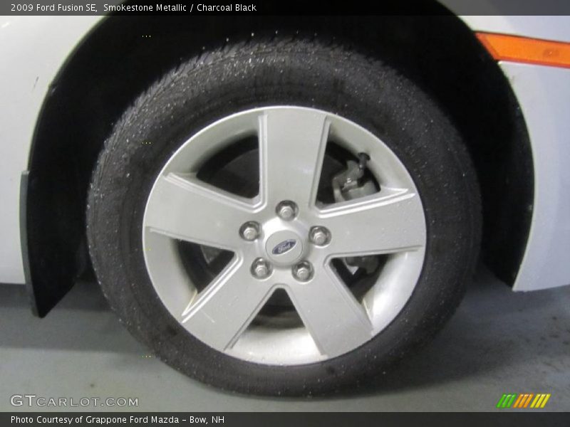 Smokestone Metallic / Charcoal Black 2009 Ford Fusion SE