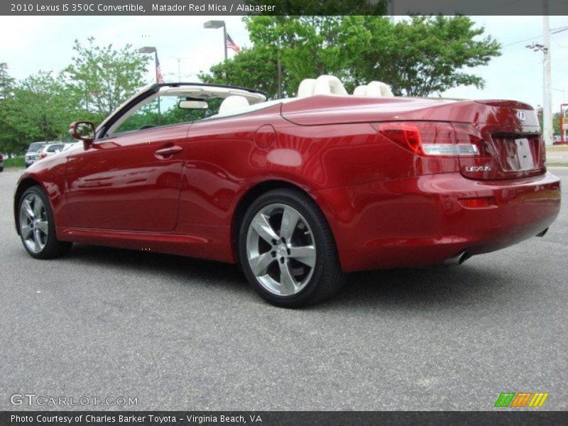  2010 IS 350C Convertible Matador Red Mica