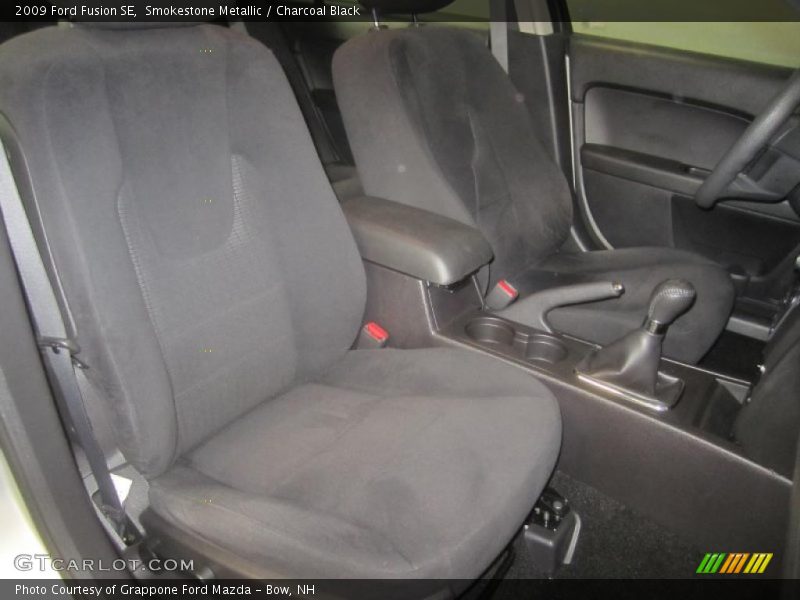 Smokestone Metallic / Charcoal Black 2009 Ford Fusion SE