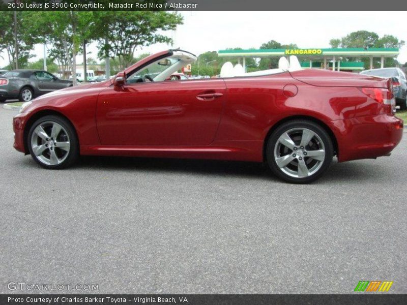 Matador Red Mica / Alabaster 2010 Lexus IS 350C Convertible