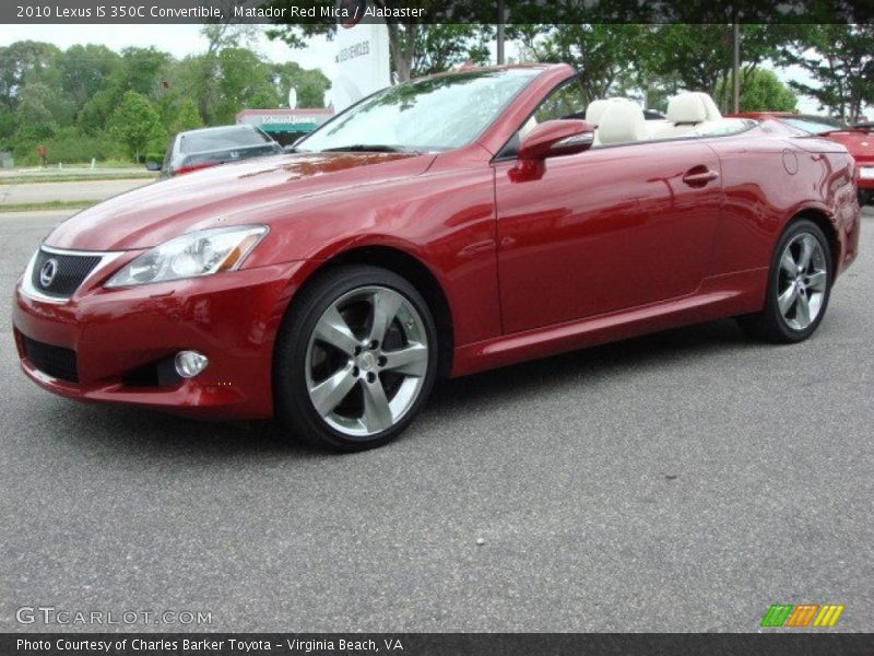  2010 IS 350C Convertible Matador Red Mica