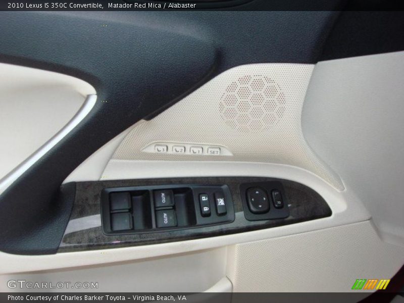 Controls of 2010 IS 350C Convertible