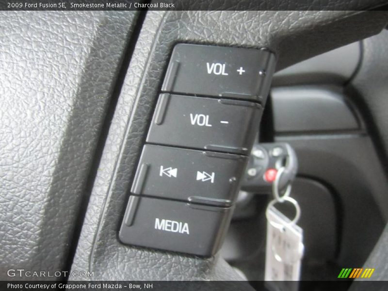 Smokestone Metallic / Charcoal Black 2009 Ford Fusion SE