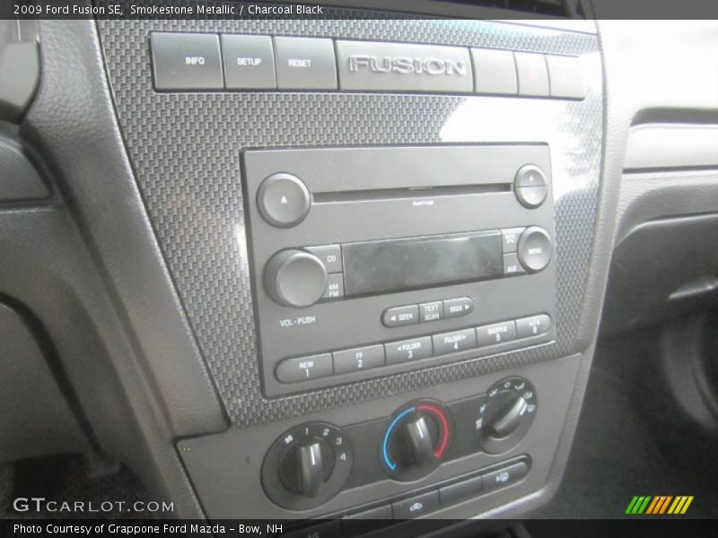 Smokestone Metallic / Charcoal Black 2009 Ford Fusion SE