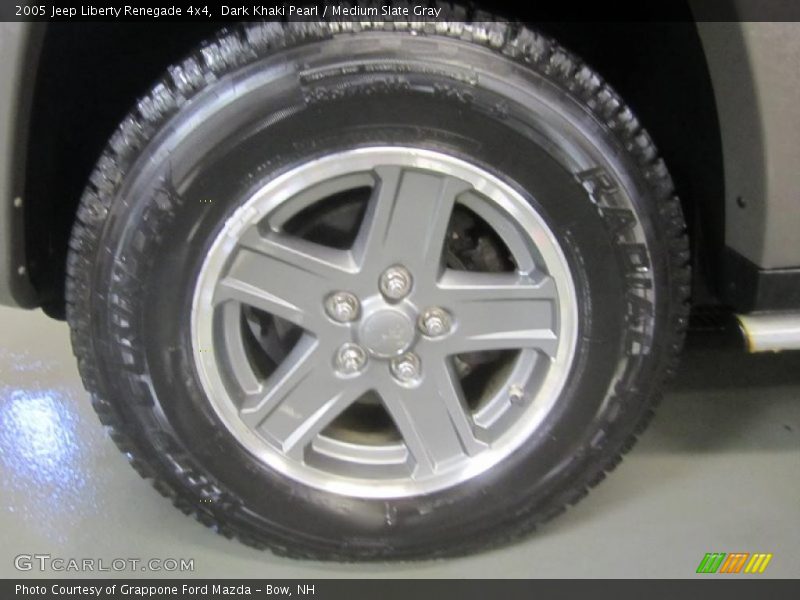 Dark Khaki Pearl / Medium Slate Gray 2005 Jeep Liberty Renegade 4x4