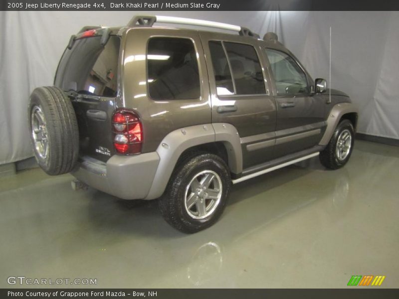 Dark Khaki Pearl / Medium Slate Gray 2005 Jeep Liberty Renegade 4x4