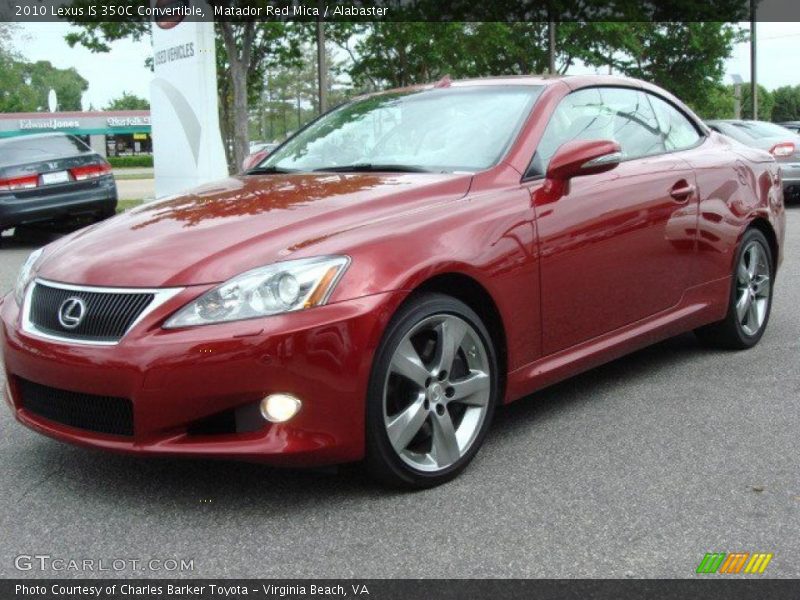 Front 3/4 View of 2010 IS 350C Convertible