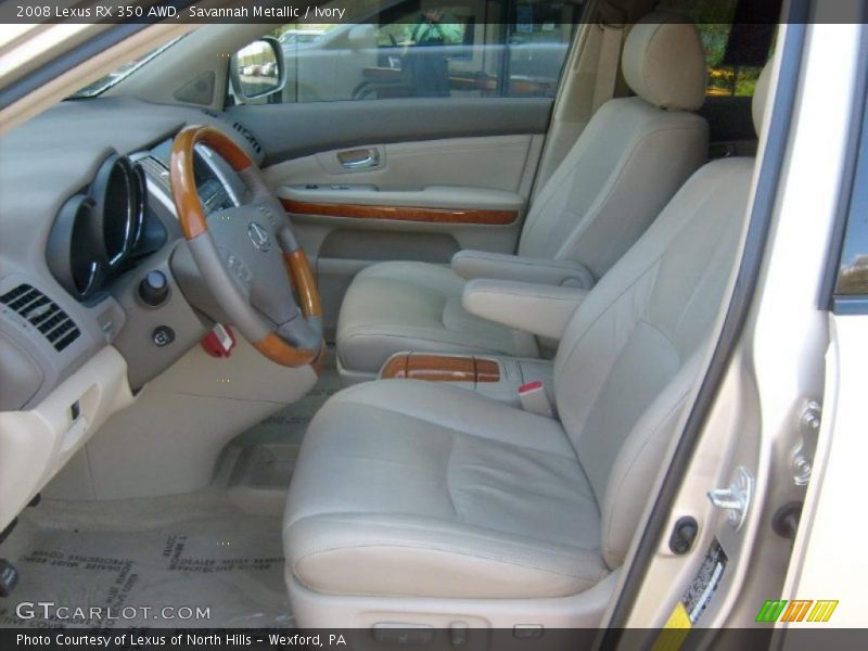 Savannah Metallic / Ivory 2008 Lexus RX 350 AWD