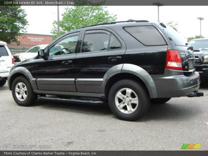 Ebony Black / Gray 2006 Kia Sorento EX 4x4