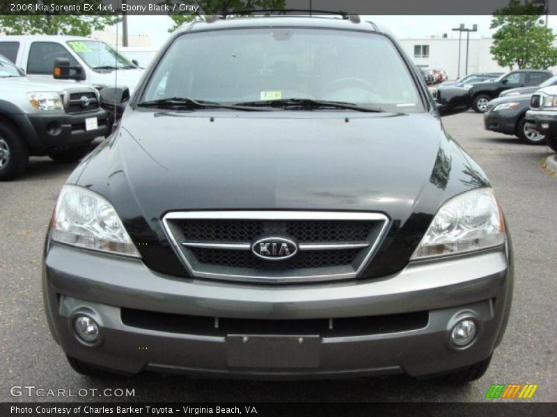 Ebony Black / Gray 2006 Kia Sorento EX 4x4