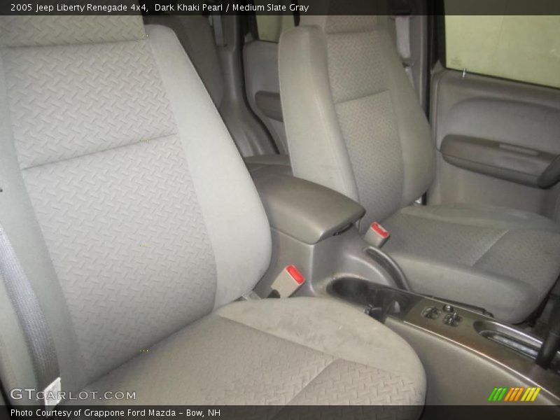 Dark Khaki Pearl / Medium Slate Gray 2005 Jeep Liberty Renegade 4x4