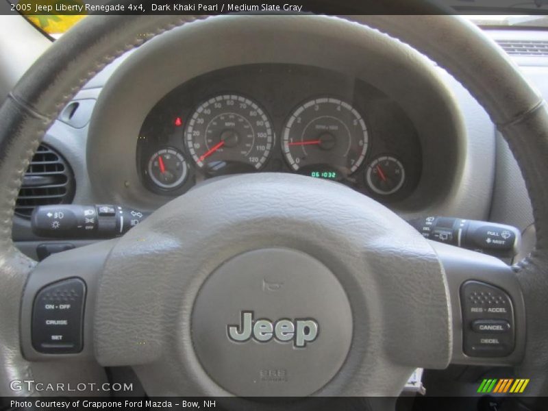 Dark Khaki Pearl / Medium Slate Gray 2005 Jeep Liberty Renegade 4x4