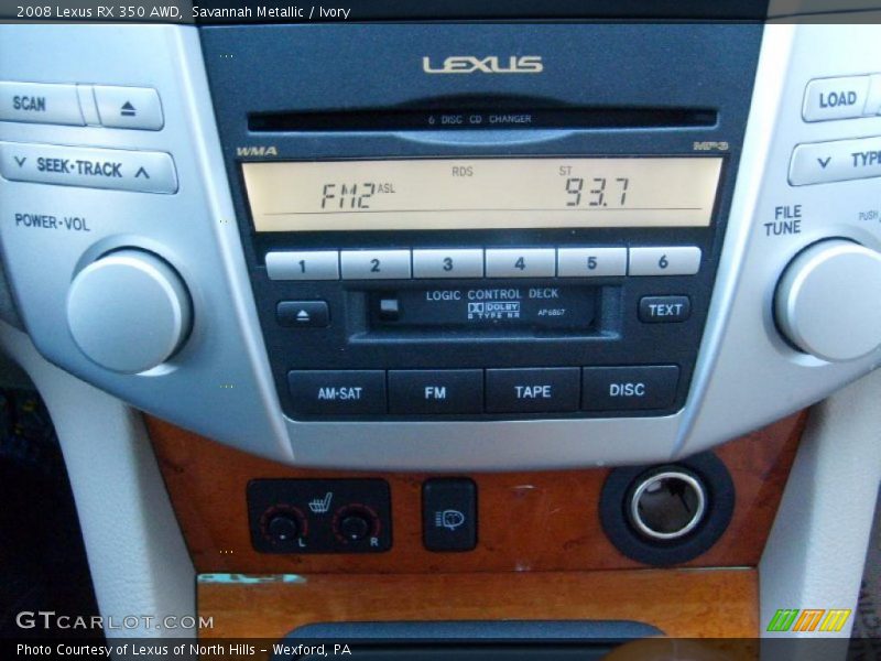 Savannah Metallic / Ivory 2008 Lexus RX 350 AWD