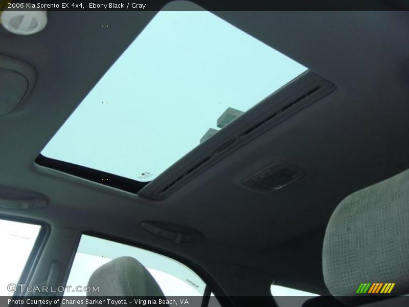 Ebony Black / Gray 2006 Kia Sorento EX 4x4