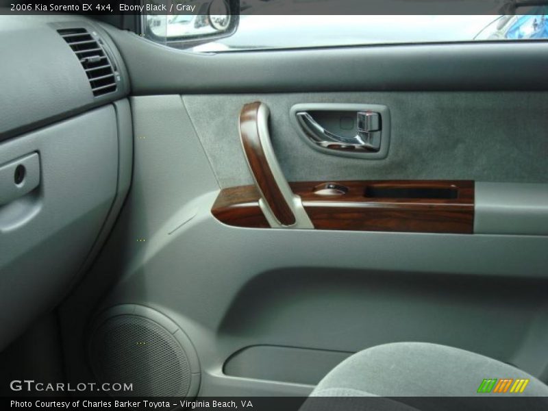 Ebony Black / Gray 2006 Kia Sorento EX 4x4