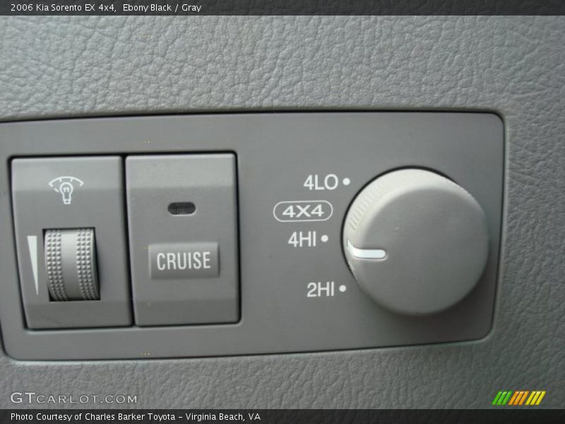 Ebony Black / Gray 2006 Kia Sorento EX 4x4