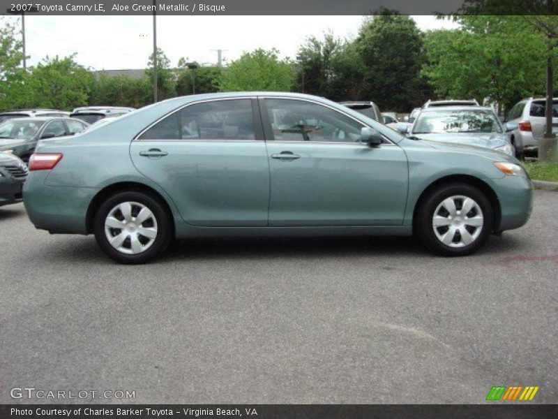Aloe Green Metallic / Bisque 2007 Toyota Camry LE