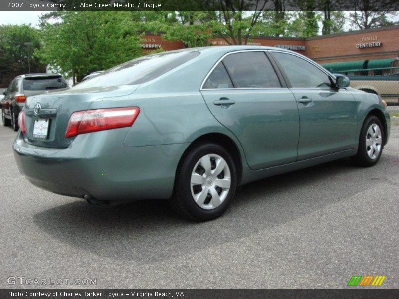 Aloe Green Metallic / Bisque 2007 Toyota Camry LE