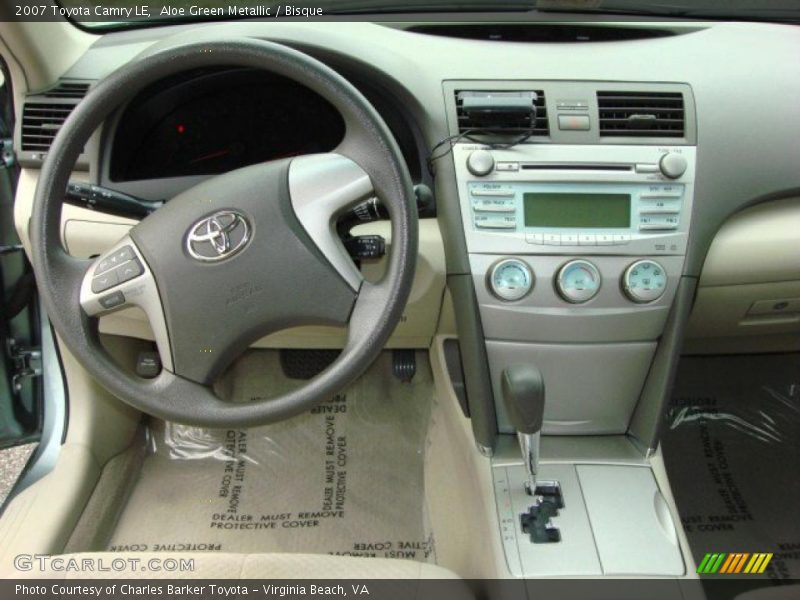 Aloe Green Metallic / Bisque 2007 Toyota Camry LE