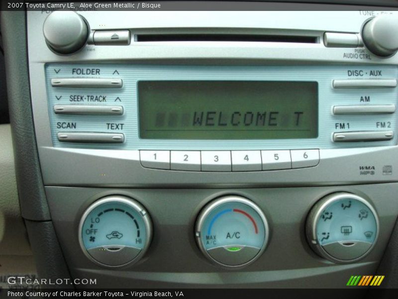 Aloe Green Metallic / Bisque 2007 Toyota Camry LE