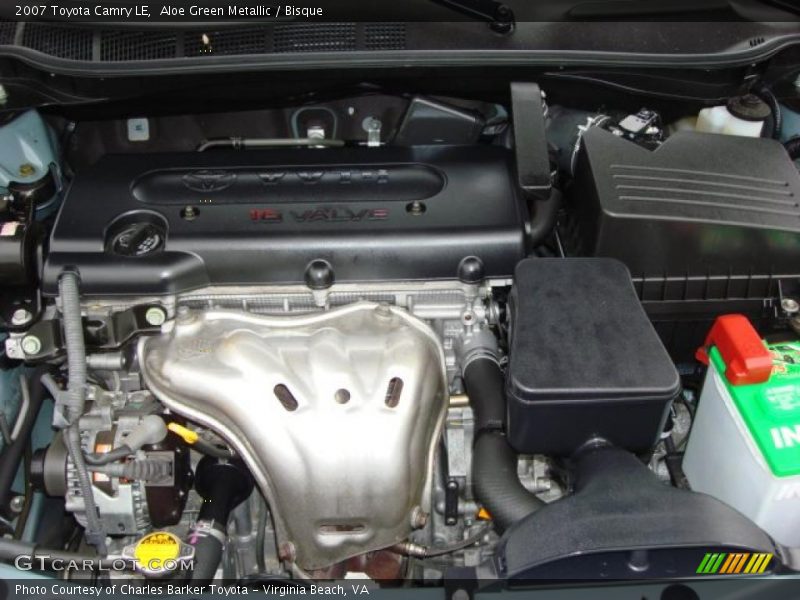 Aloe Green Metallic / Bisque 2007 Toyota Camry LE