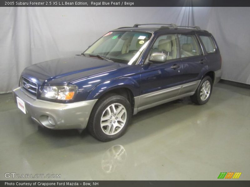 Regal Blue Pearl / Beige 2005 Subaru Forester 2.5 XS L.L.Bean Edition